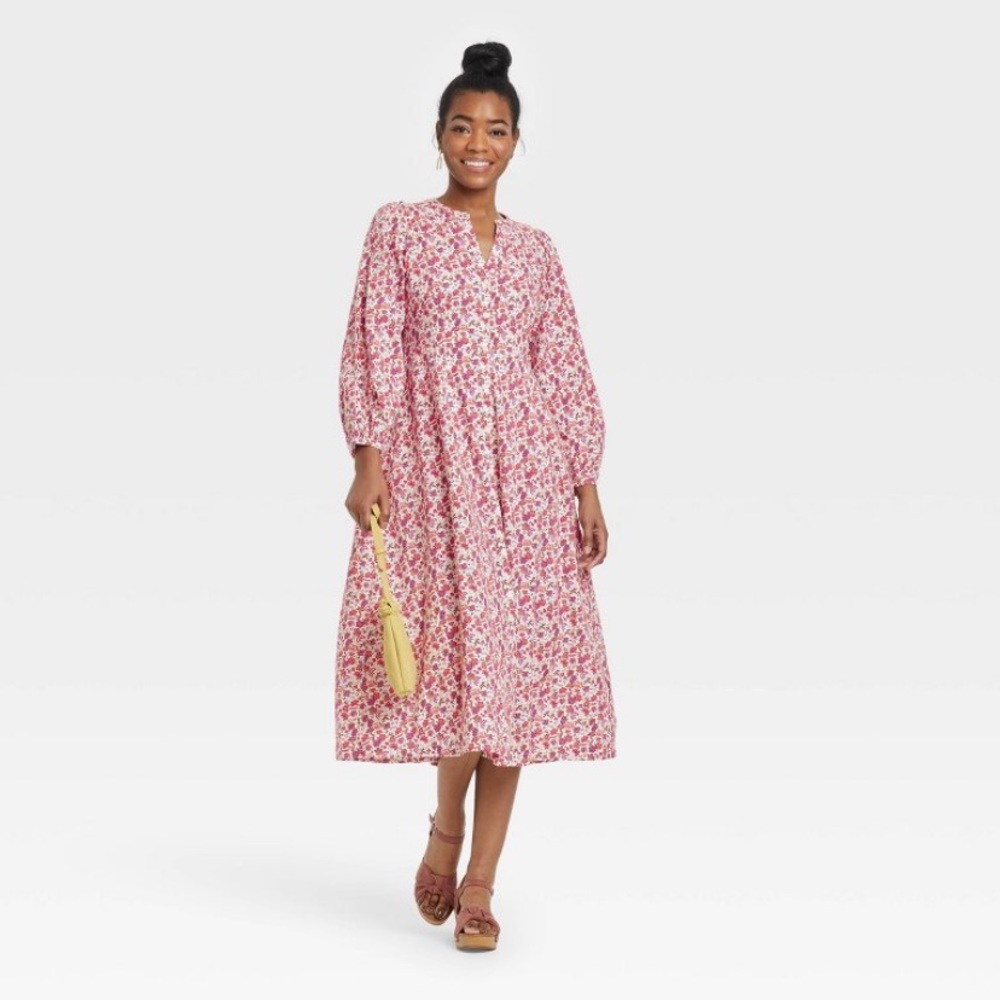 EUC Balloon Sleeve dress